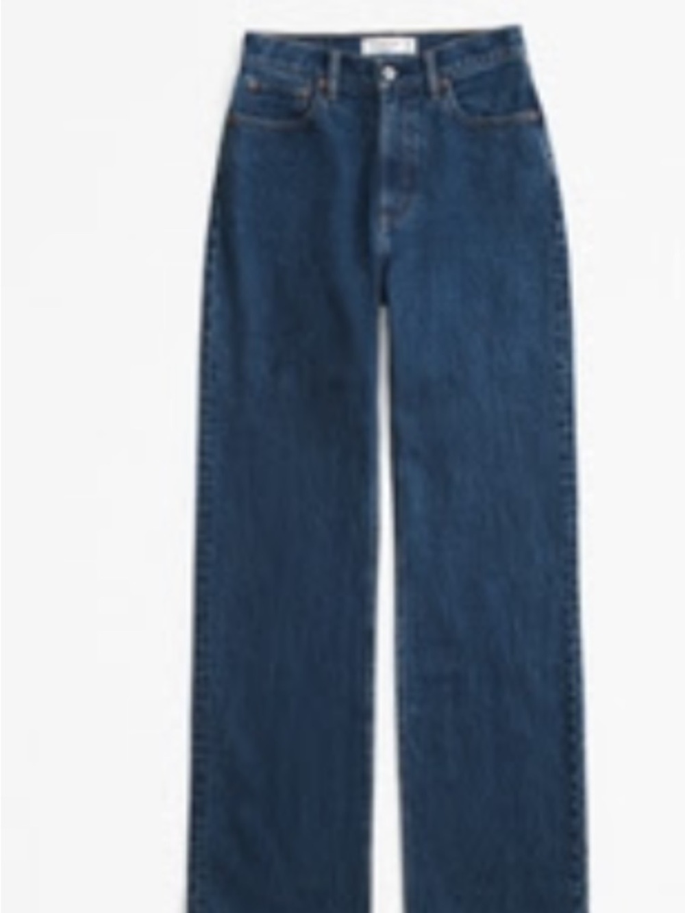 Abercrombie & Fitch High-Rise 90’s Relaxed Curvy Love Jeans - Dark Blue